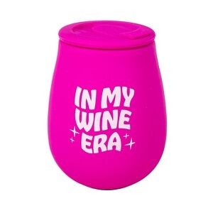 Pink Silicone Wine Tumbler